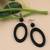 Charm Stylish  Diamond Wooden Earrings Light Weight For Girls And Women.