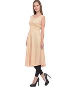 beige printed rayon kurti