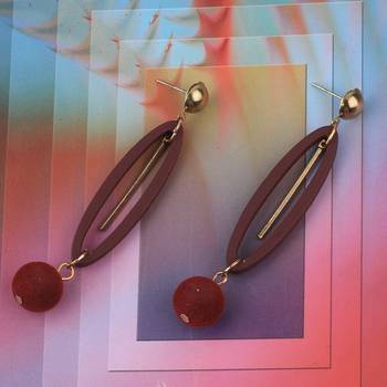Charm Dangler Wooden Earrings For Girls And Women 1