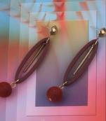 Charm Dangler Wooden Earrings For Girls And Women