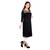 black printed rayon kurti