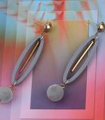 Ethnic Party Wear Dangler Wooden Earrings For Girls And Women