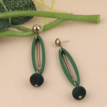 Attractive Wooden Light Weight Earrings For Girls And Women. 2