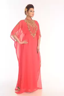 Modern Islamic Arabic Kaftan Dress For Weddin Gown Party Wear Dress