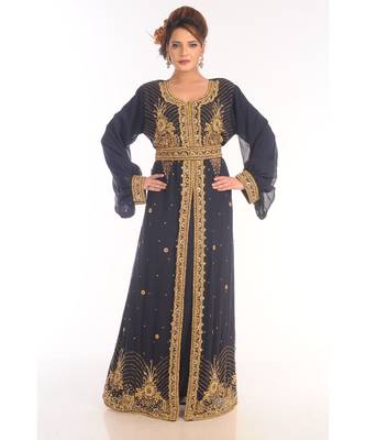 2019 Ramadan Eid Moroccan Kaftan Islamic Moroccan Jalabiya Dress 1