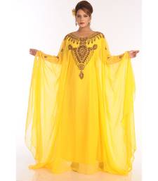 Gandura Moroccan Arabic Traditional Party Thobe Kaftan