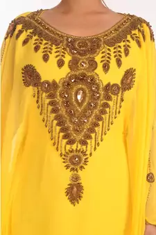Gandura Moroccan Arabic Traditional Party Thobe Kaftan