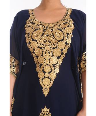 Beautiful Moroccan Islamic Wedding Gown Party Wear Gown For Women 2