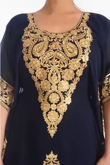 Beautiful Moroccan Islamic Wedding Gown Party Wear Gown For Women
