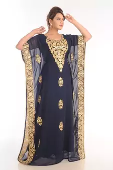 Beautiful Moroccan Islamic Wedding Gown Party Wear Gown For Women