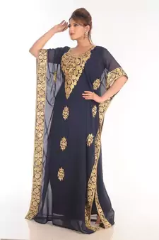 Beautiful Moroccan Islamic Wedding Gown Party Wear Gown For Women