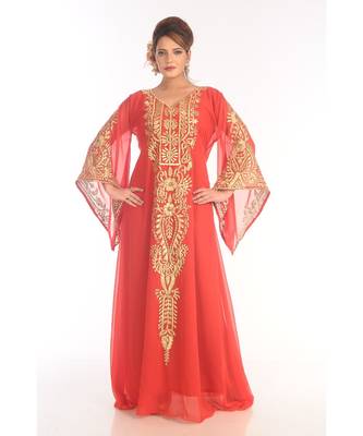 Dubai Morocan Arabic Islamic Kaftan Dress 1