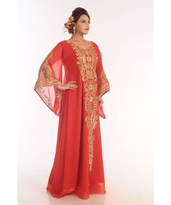Dubai Morocan Arabic Islamic Kaftan Dress 3