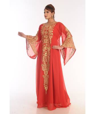Dubai Morocan Arabic Islamic Kaftan Dress 4