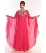 Royal Moroccan Dubai Beautiful Zari Work Jilbab Jalabiya Kaftan Dress