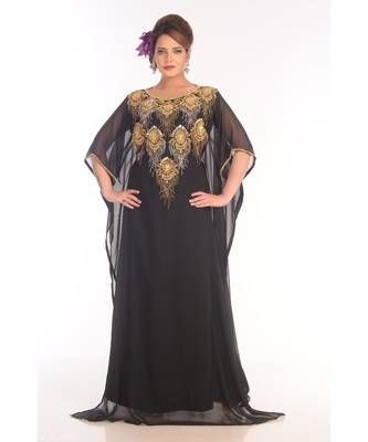 Morocan Arabic Islamic Kaftan Dress 1