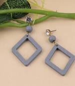 Antique Diamond  Wooden Dangler Earrings Perfect And Different Look For Women Girl.