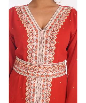 New Hand Embroidery Work By Al Mehraan Fashion For Women Gown 2