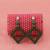 Handmade Stylish Diamond Wooden Light Weight Earrings For Girls And Women.