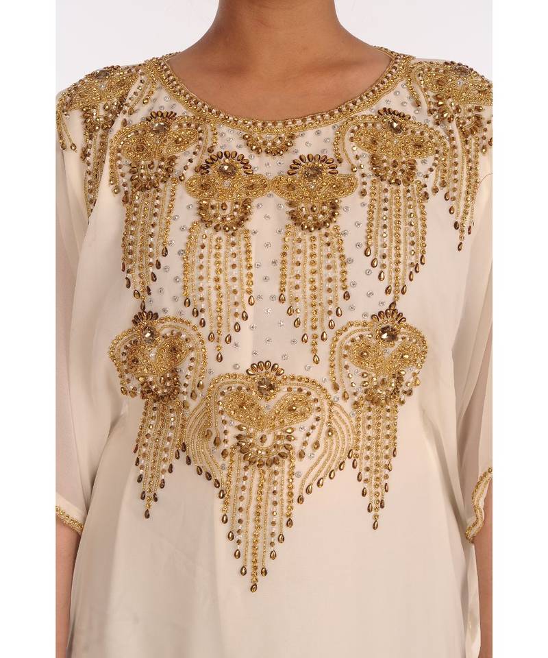 Beautiful Moroccan Islamic Wedding Gown Party Wear Gown For Women