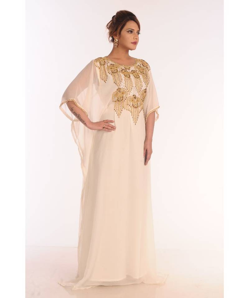 Beautiful Moroccan Islamic Wedding Gown Party Wear Gown For Women