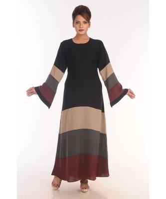 Royal Moroccan Dubai Beautiful Zari Work Jilbab Jalabiya Kaftan Dress 1