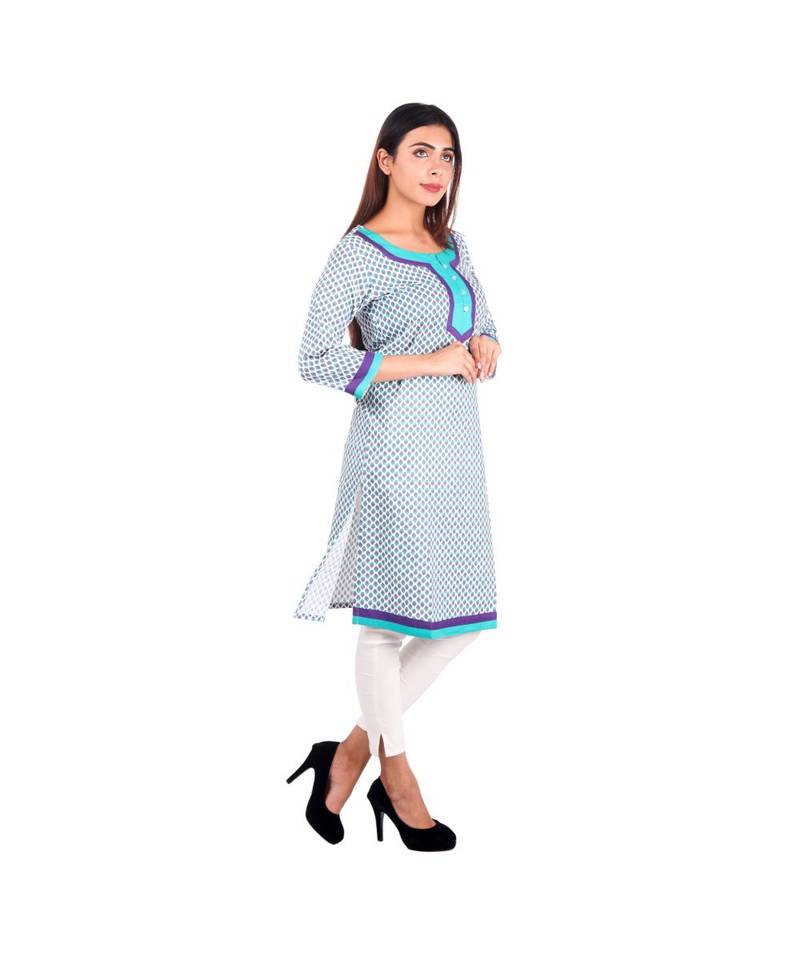 multicolor printed COTTON kurti
