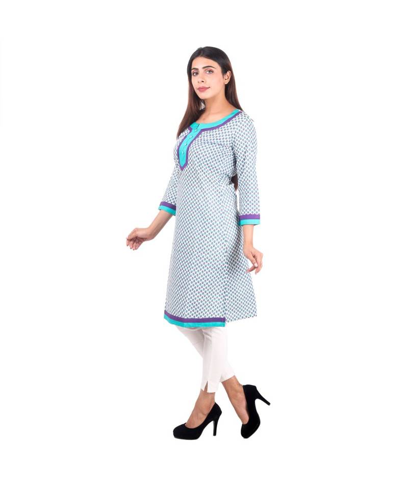 multicolor printed COTTON kurti