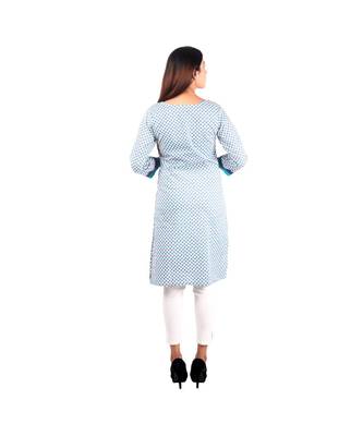 multicolor printed COTTON kurti 4