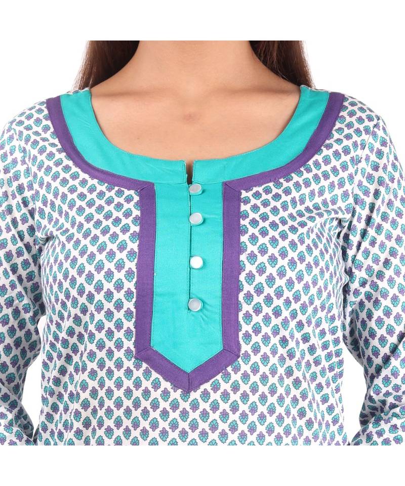 multicolor printed COTTON kurti