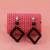 Beautiful  Diamond Wooden Earring For Perfect And Different Look For Women Girl