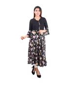 multicolor printed rayon kurti