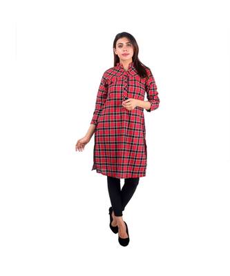 multicolor printed COTTON kurti 1