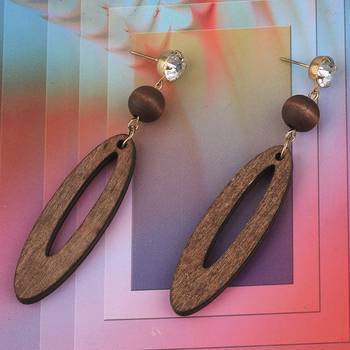 Designer  Wooden Light Weight Dangler Wooden Earrings For Girls And Women 1
