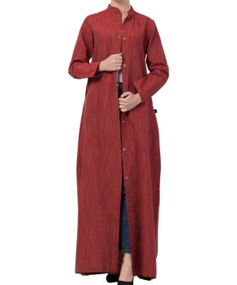 Multicolor Cotton Poly  Khadi Look Abaya Dress 1