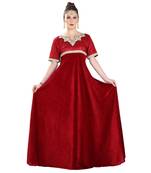 Red Georgette Embroidered Zari Work Islamic Kaftan