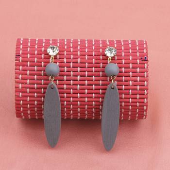 Designer Wooden Earrings Perfect And Different Look For Women Girl 3