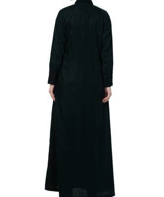 Green Velvet  High Fashion Velvet Abaya Dress 6
