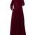Maroon Velvet  High Fashion Velvet Abaya Dress