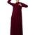 Maroon Velvet  High Fashion Velvet Abaya Dress