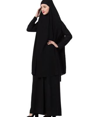 Black kashibo Abaya Khimar Combo 3