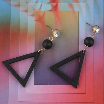 Elegant Dangler Wooden Earrings For Girls And Women 1