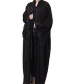 Black kashibo Premium Kaftan With Black Lace Work