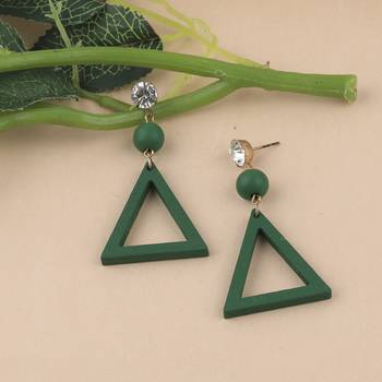 Elegant Dangler Wooden Earrings For Girls And Women 2