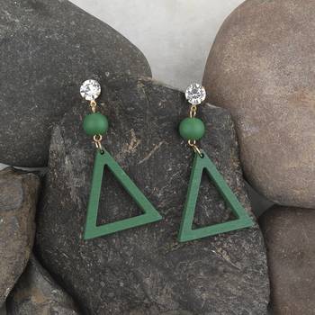 Elegant Dangler Wooden Earrings For Girls And Women 4