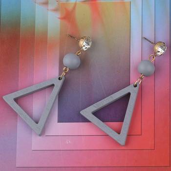 Exclusive Natural Dangler Wooden Earrings For Girls And Women 1