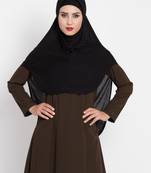 Black Designer Jersey Hijab