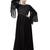 Black Nida  Abaya Dress For Special Occasions