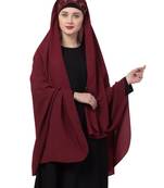 Maroon Nida Fancy Irani Chadar