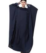 Blue Nida Fancy Kaftan With Lace Work On Sleeves